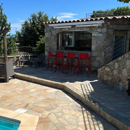 Semesterbostad Ghjunchitu - Vue Et Piscine Privee Proche De L'ile Rousse Corbara