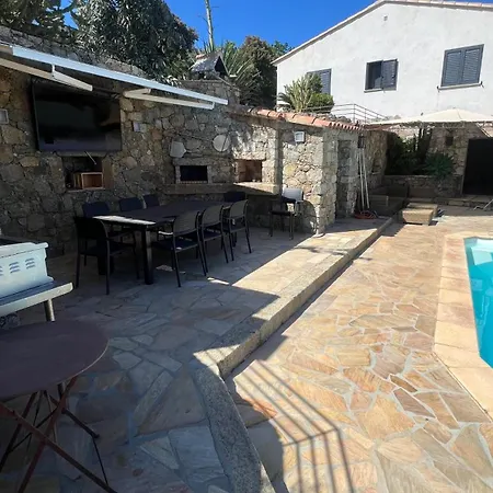 Ghjunchitu - Vue Et Piscine Privee Proche De L'ile Rousse Corbara